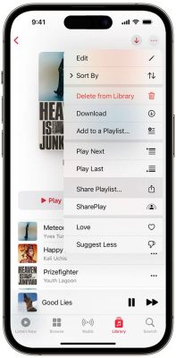 how to share apple music playlist