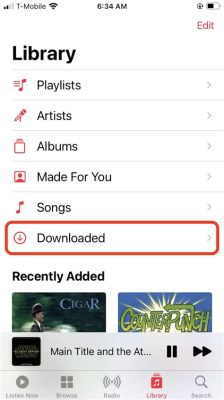 where does downloaded music go on iphone where should i put my favorite songs